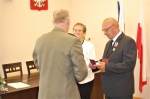 Zdjęcie: Uroczystość wręczenia srebrnych medali „Za zasługi dla obronności kraju”