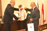 Zdjęcie: Uroczystość wręczenia srebrnych medali „Za zasługi dla obronności kraju”