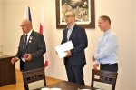 Zdjęcie: Uroczystość wręczenia srebrnych medali „Za zasługi dla obronności kraju”